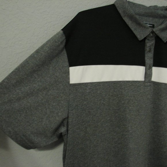 Ben Hogan Performance Golf Polo XL Mens Collared Club Shirt Black Gray White - Picture 12 of 16